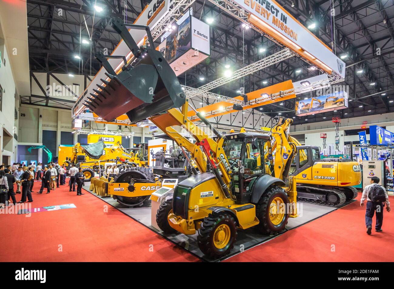 Inside Intermat ASEAN in Bangkok, Thailand Stock Photo