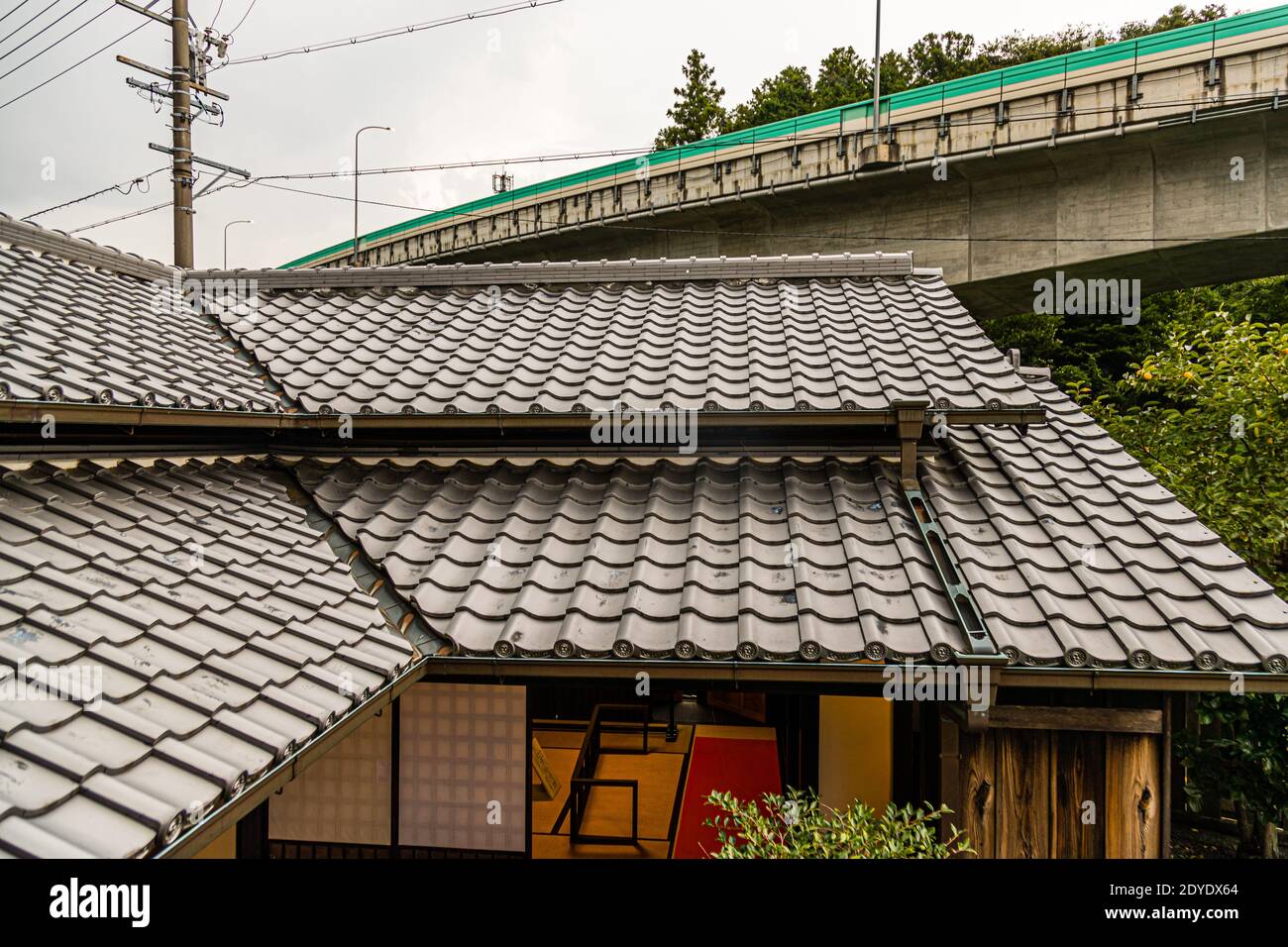 Japanese Architecture and Design of Tokaido Inn Stock Photo