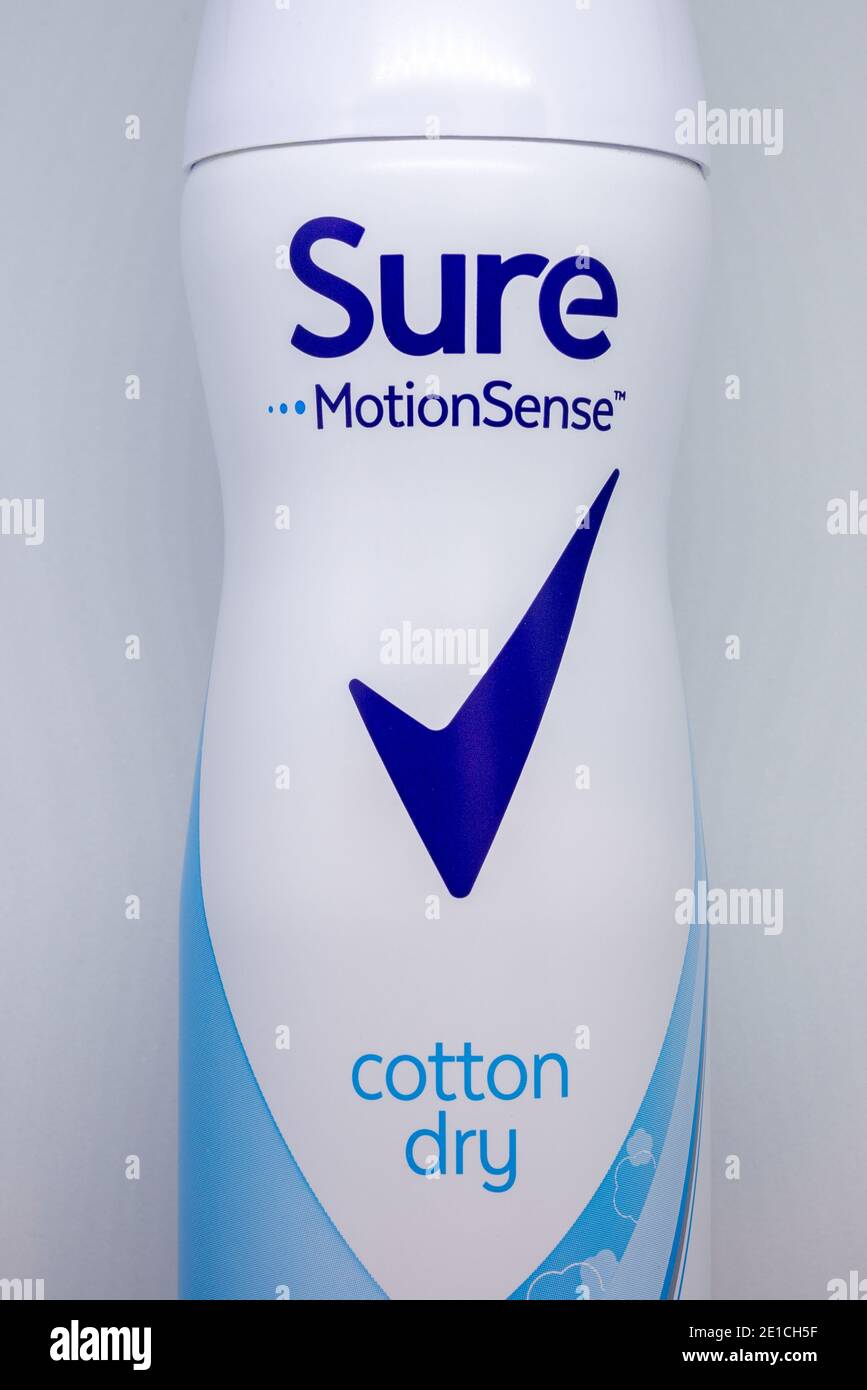 Sure antiperspirant deodorant for women Stock Photo