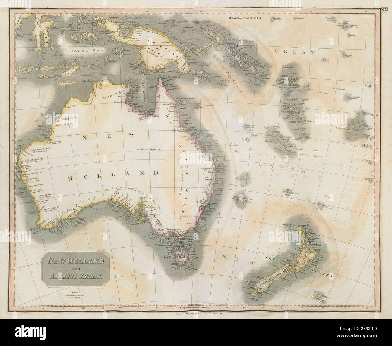 Australia And New Zealand Map High Resolution Stock Photography And Images - Alamy