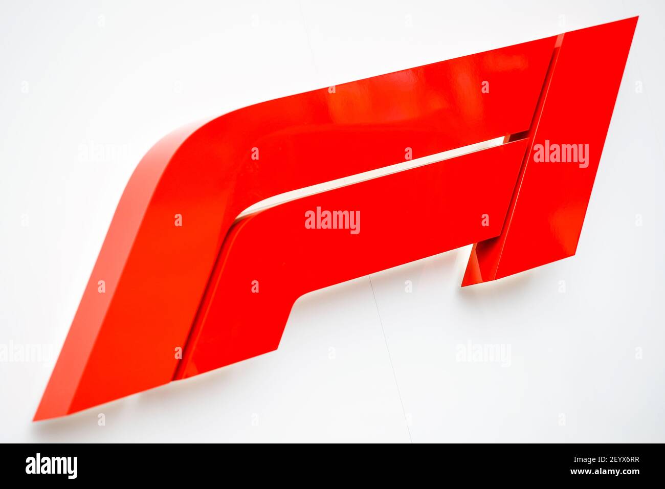 F1 logo during 2019 Formula 1 FIA world championship, China Grand Prix, at Shanghai from April 11 to 14 - Photo Florent Gooden / DPPI Stock Photo