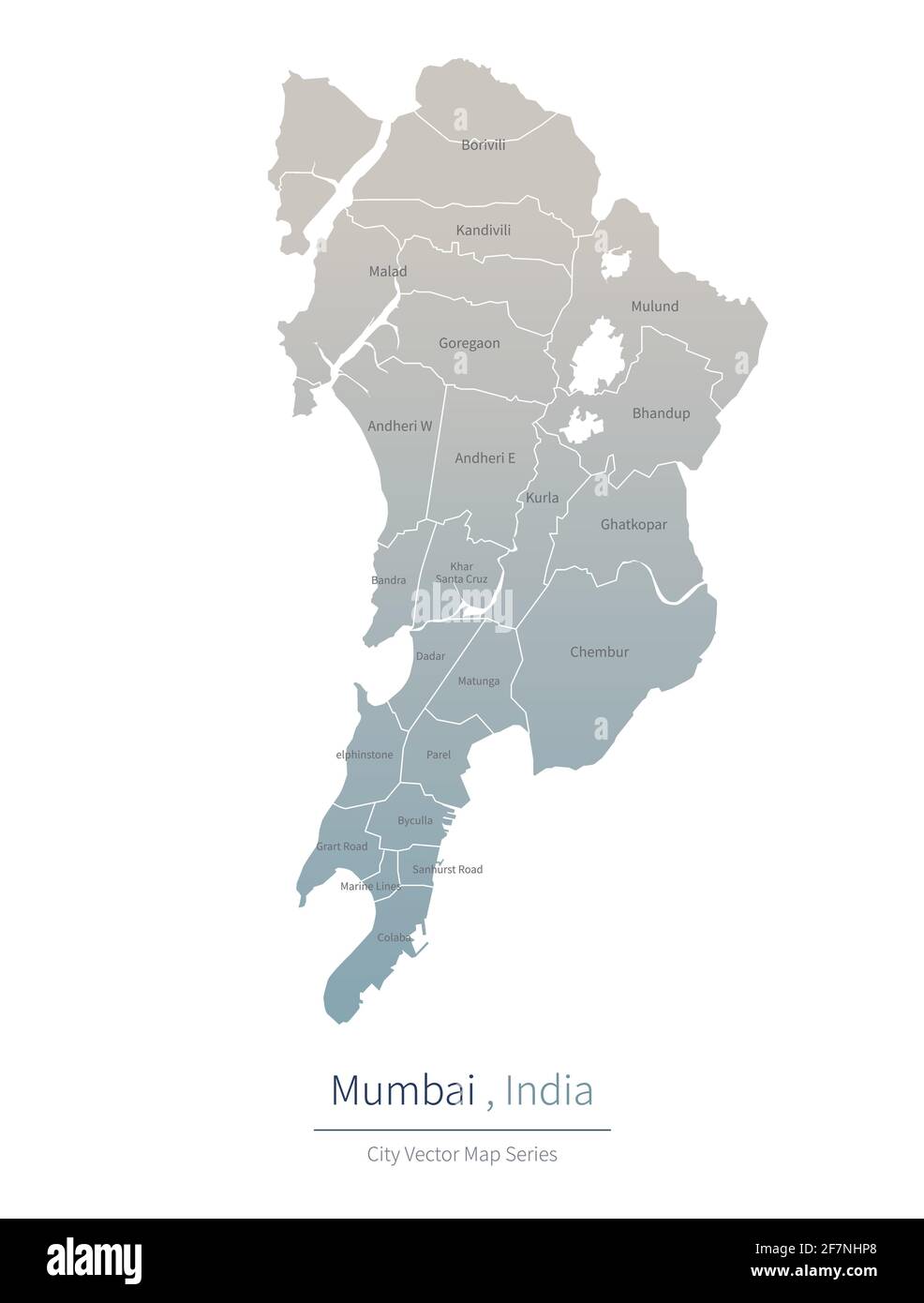 Map of mumbai hi-res stock photography and images - Alamy