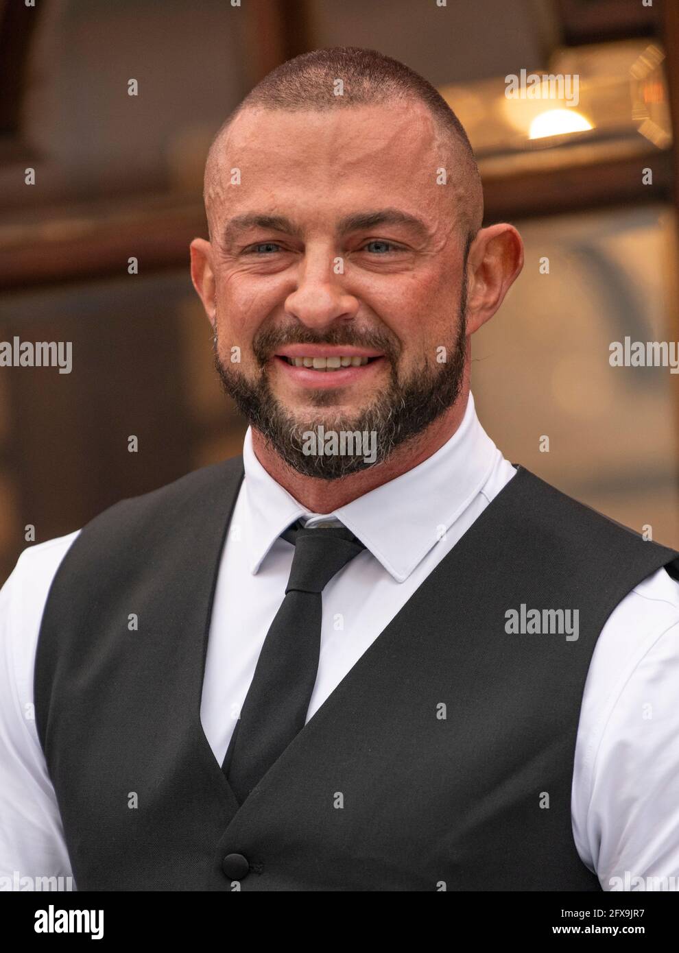 London, UK. 25th May, 2021. Robin Windsor poses during the 'Here Come The Boys' photocall at London Palladium. (Photo by Gary Mitchell/SOPA Images/Sipa USA) Credit: Sipa USA/Alamy Live News Stock Photo