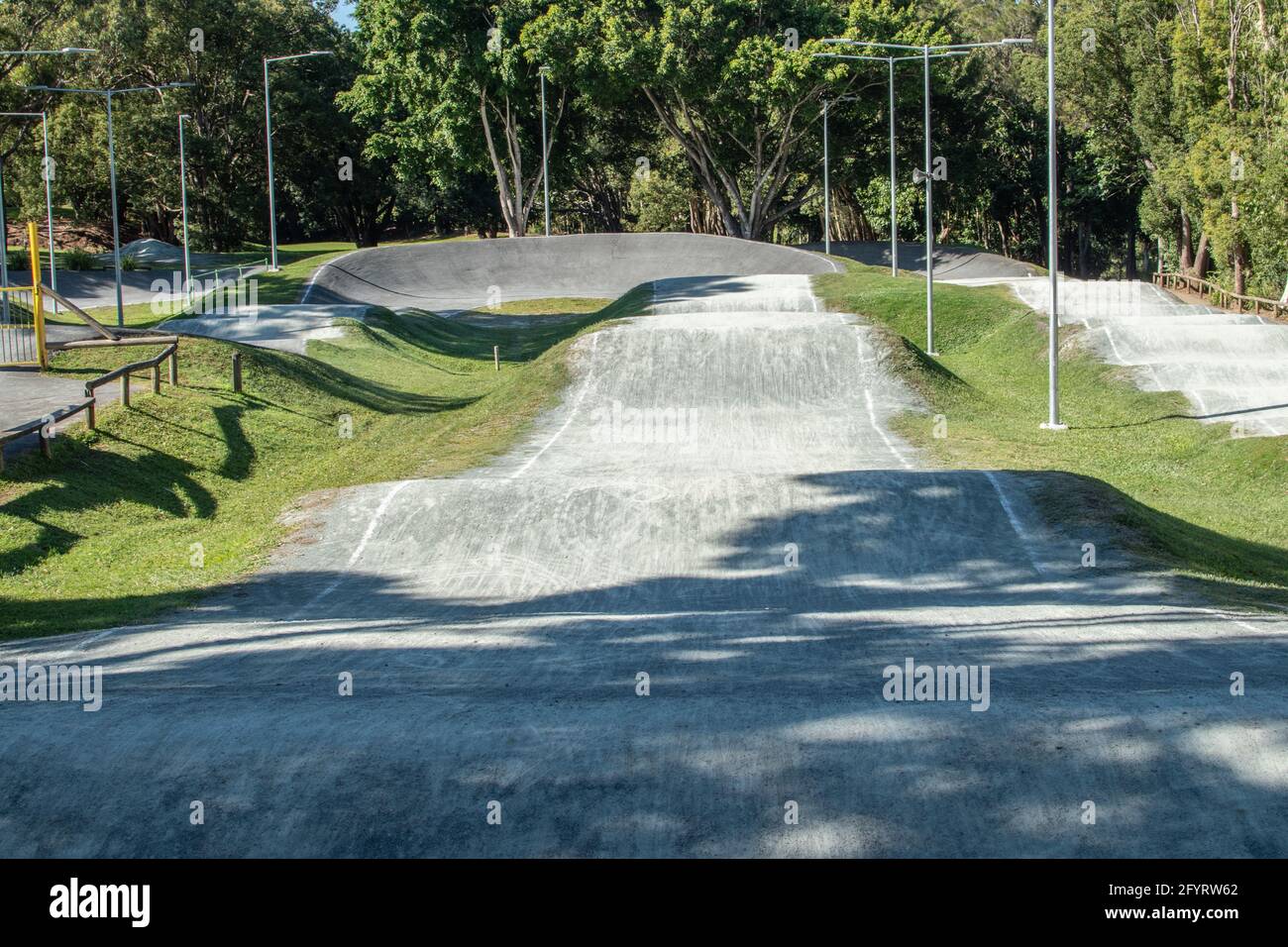 BMX bike racing track Stock Photo