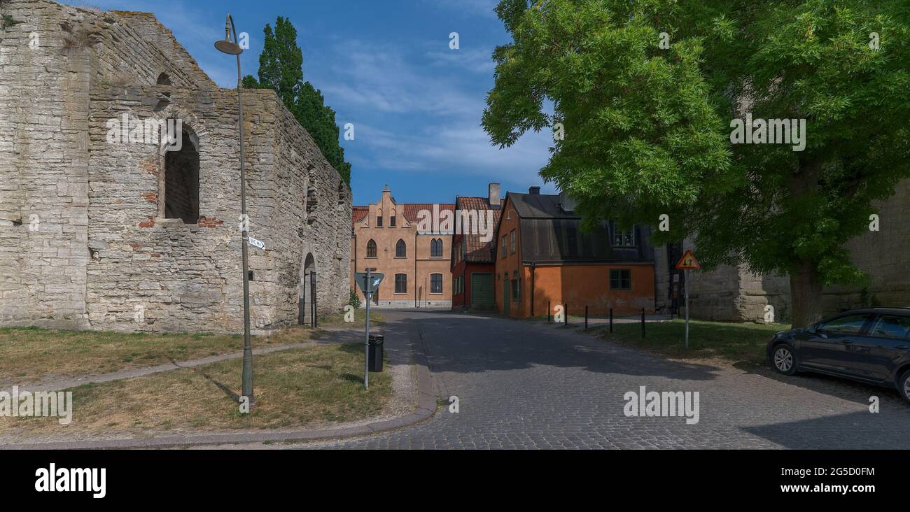 Visby, Gotland, Sweden Stock Photo