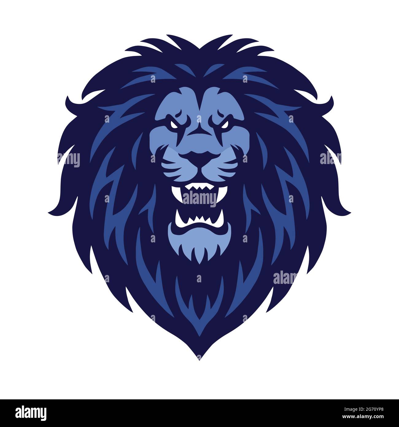 Angry Lion Logo Sports Mascot Vector Stock Vector