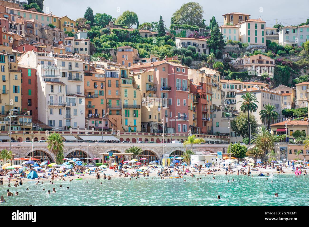 Menton, France Stock Photo