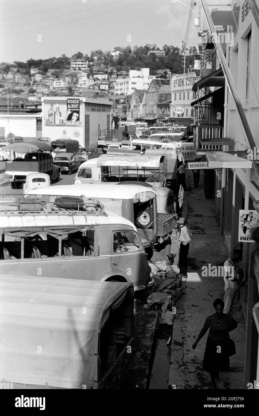 Stadtansichten aus Haiti, 1966. City-views of Haiti, 1966. Stock Photo