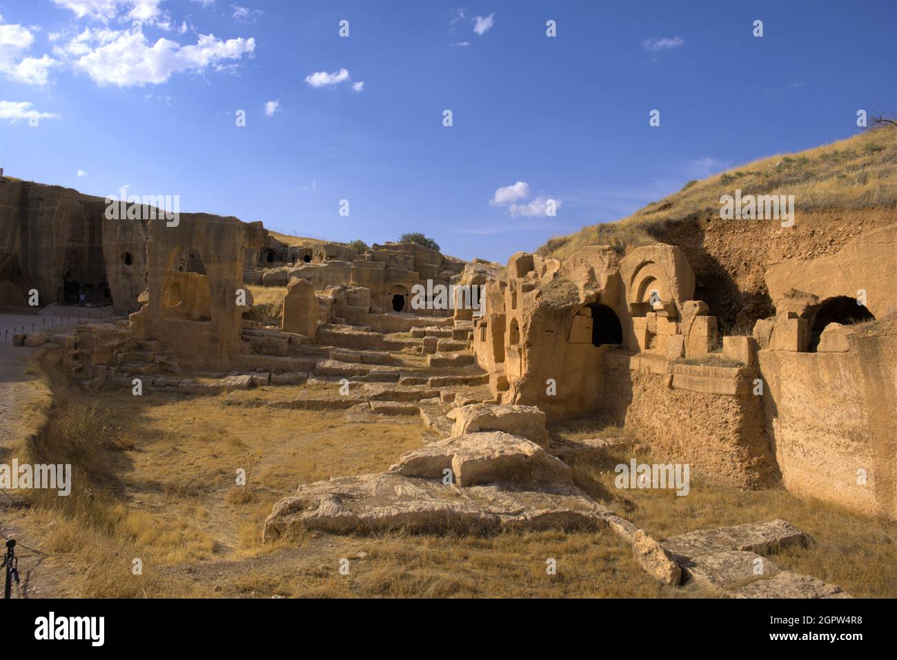 Ancient city Dara in Mardin Stock Photo