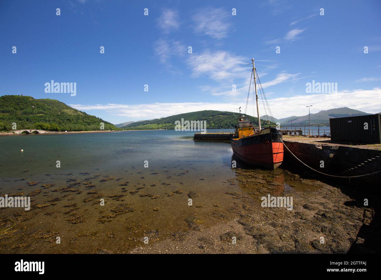 Scottish holiday staycation Stock Photo