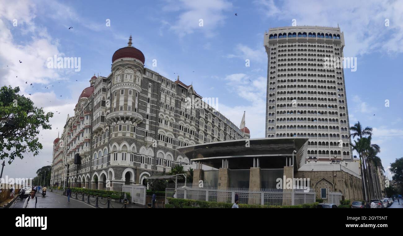 Taj Hotels is a chain of luxury hotels and a subsidiary of the Indian Hotels Company Limited, headquartered at Express Towers, Nariman Point, Mumbai. Stock Photo