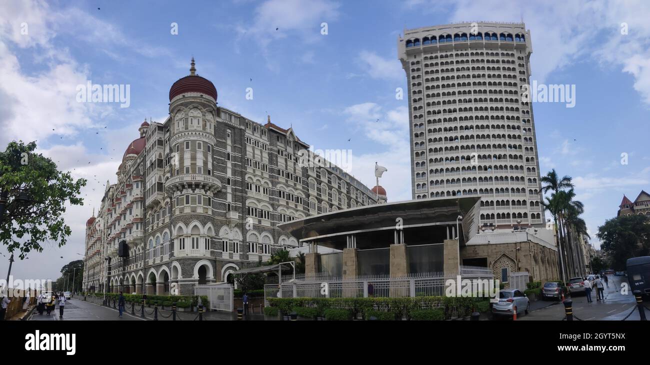 Taj Hotels is a chain of luxury hotels and a subsidiary of the Indian Hotels Company Limited, headquartered at Express Towers, Nariman Point, Mumbai. Stock Photo