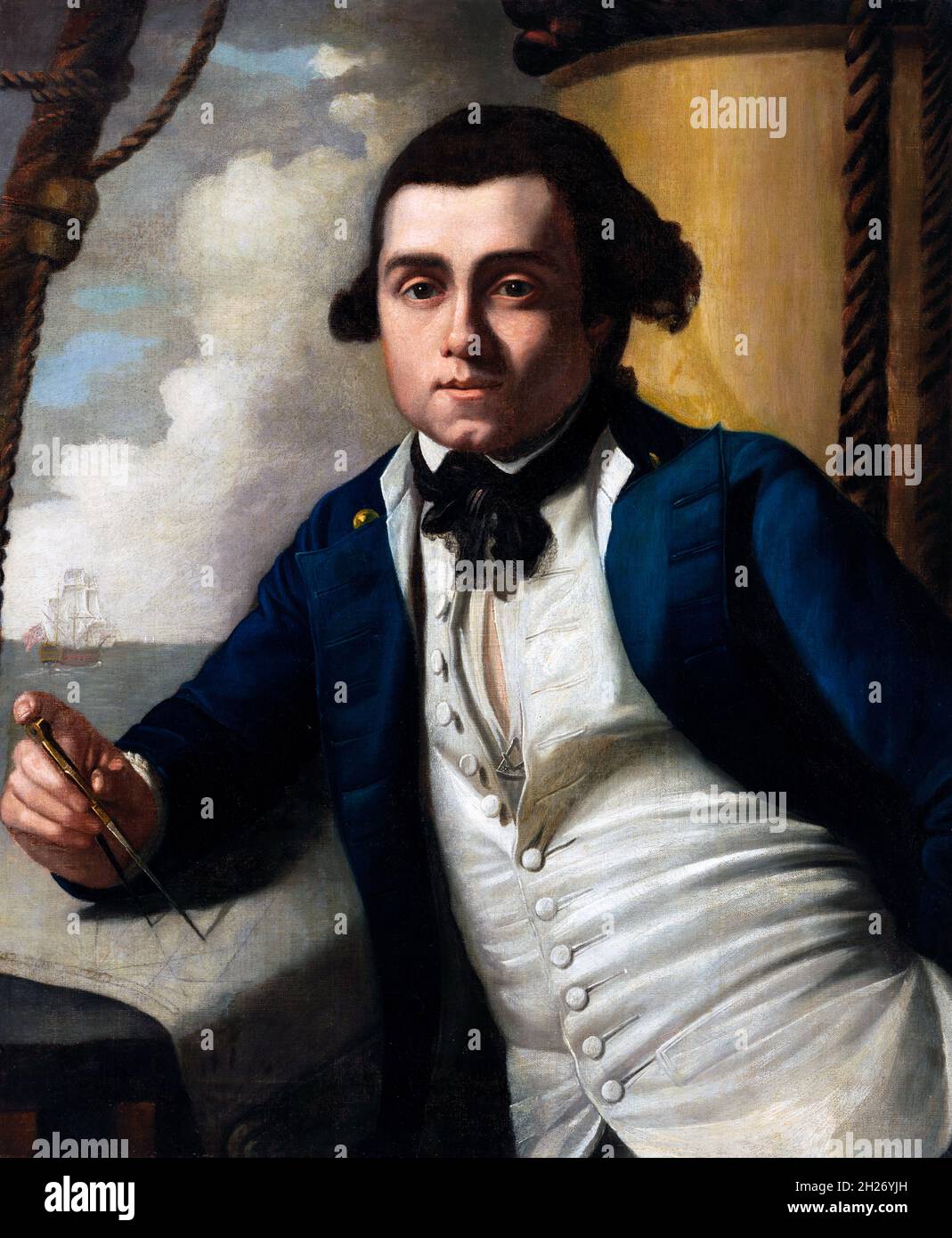 William Bligh (1754-1817) by John Webber, oil on canvas, c. 1776 Stock Photo