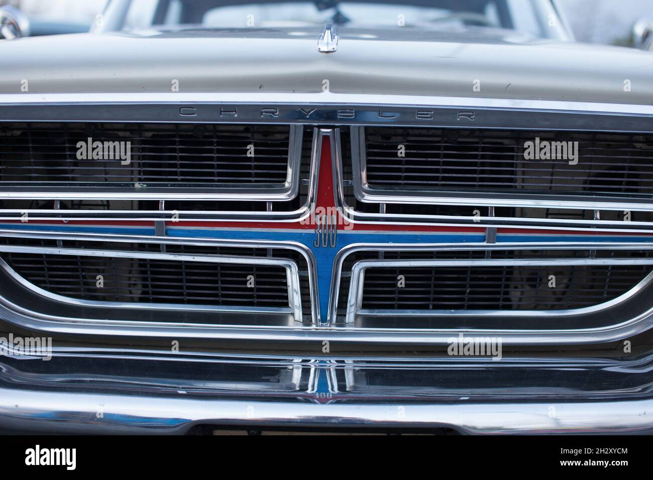 Chrysler 300 at a car show in Brossard, Quebec, Canada; Stock Photo