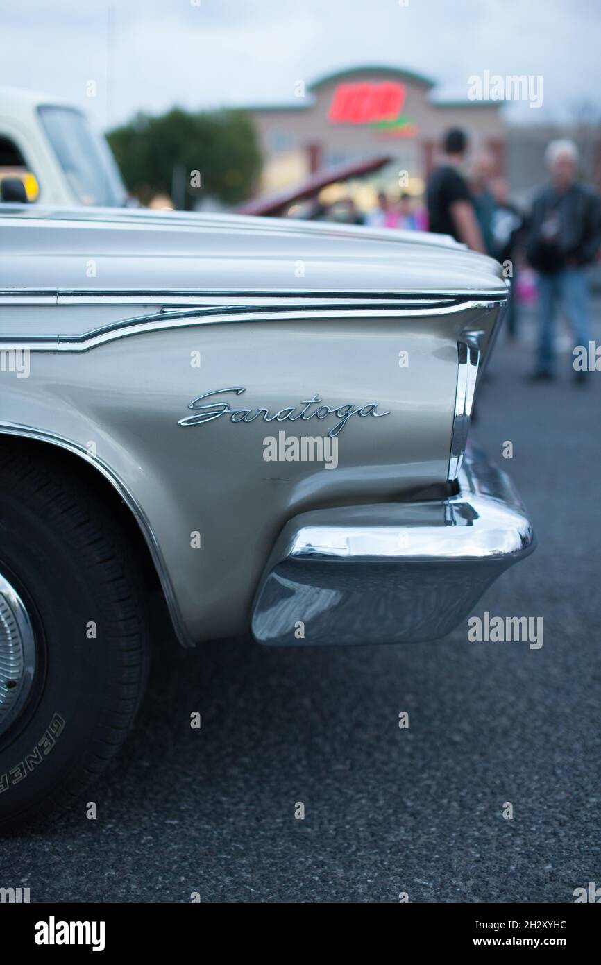 Chrysler 300 at a car show in Brossard, Quebec, Canada; Stock Photo