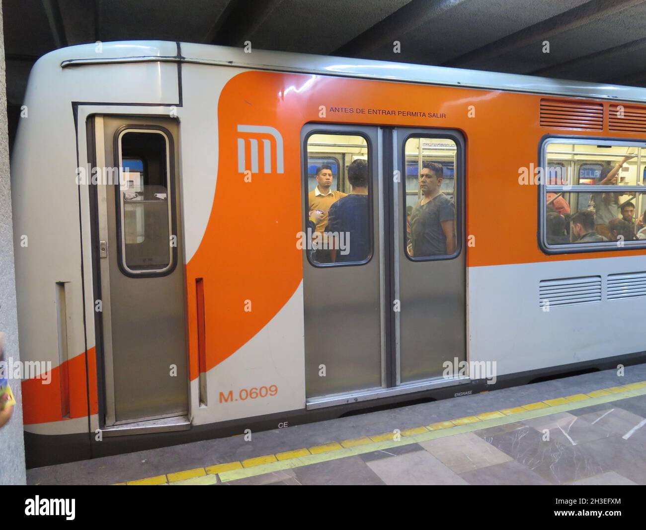 Mexico City metro Stock Photo