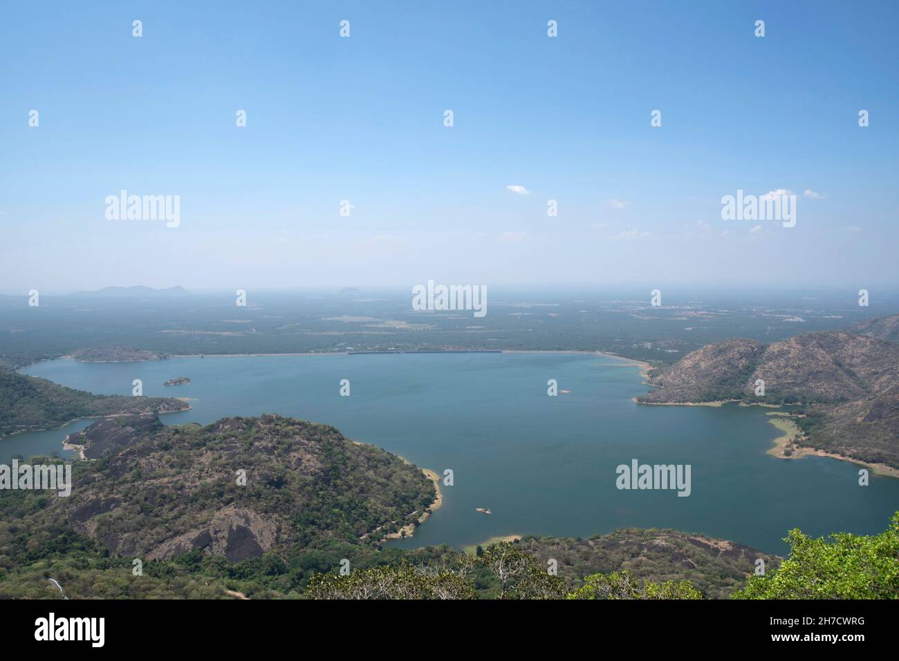 Upper Solaiyar Dam, Anaimalai Hills, Valparai, Coimbatore, Tamil Nadu, India Stock Photo