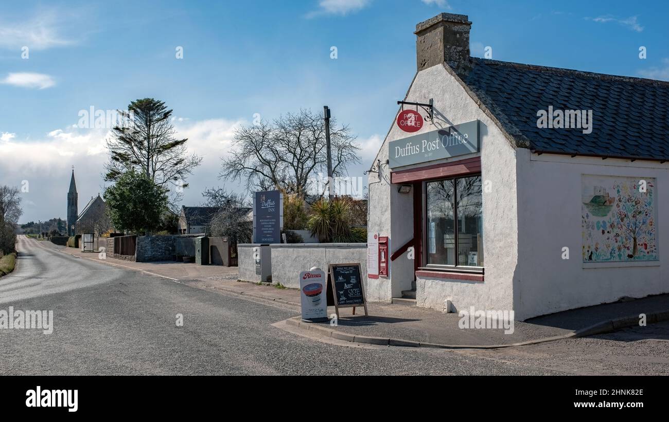 Duffus Village Stock Photo