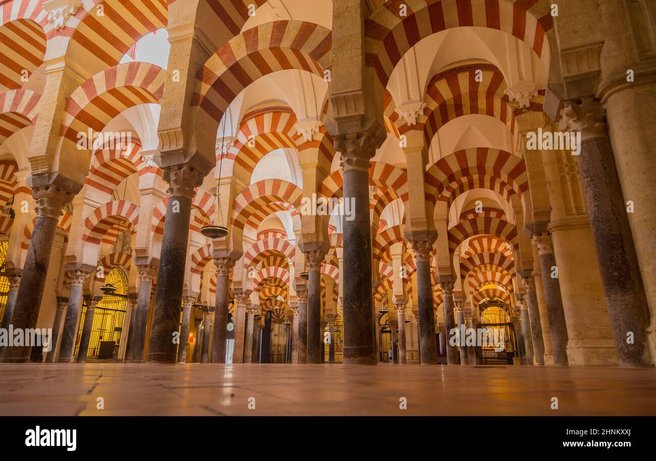 Arches within the Prayer Hall Stock Photo