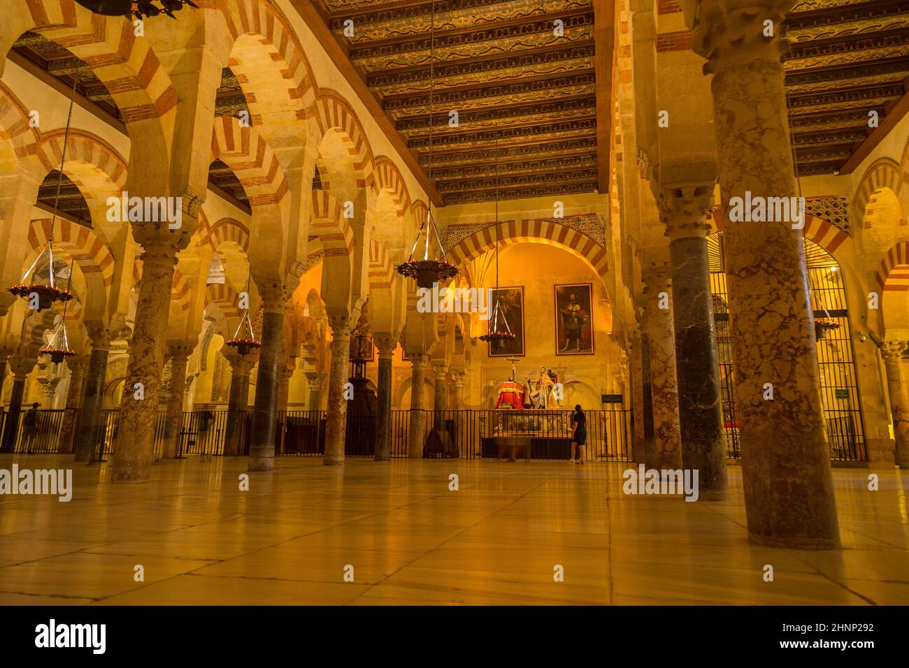 Arches within the Prayer Hall Stock Photo