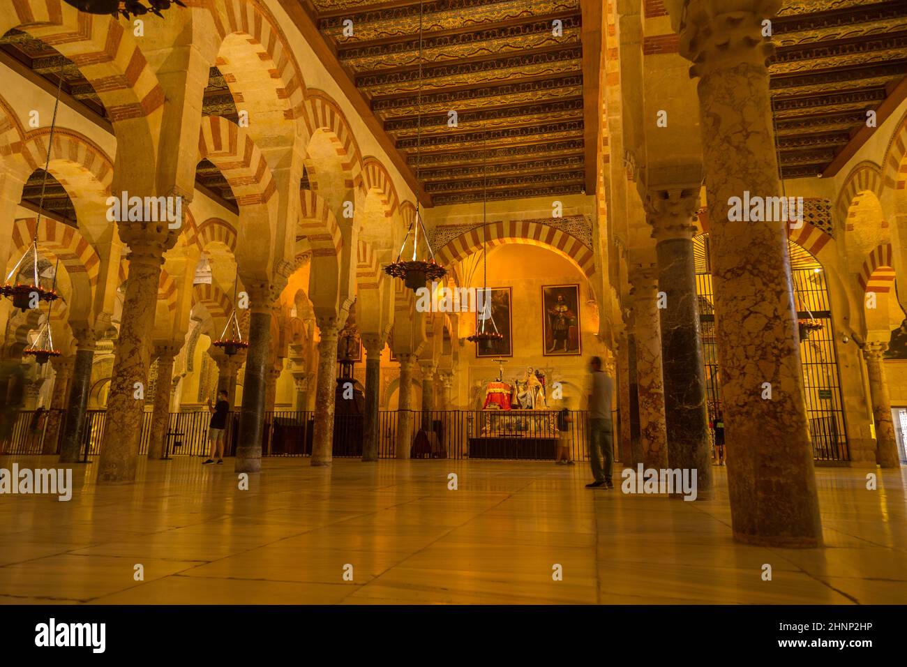 Arches within the Prayer Hall Stock Photo