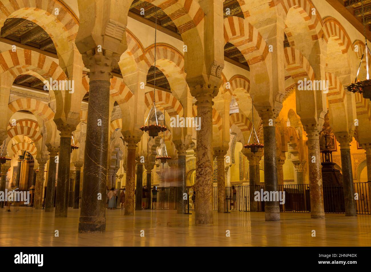 Arches within the Prayer Hall Stock Photo