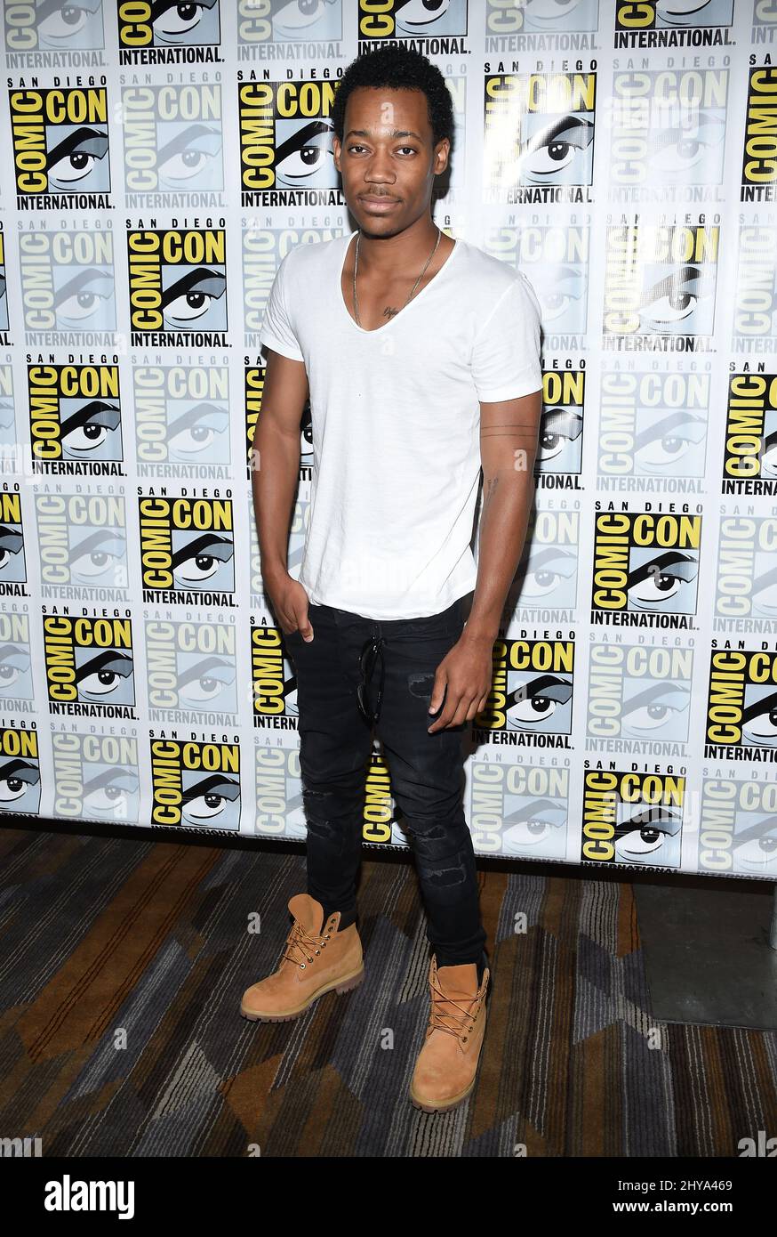 Tyler James Williams from CBS attending Comic-Con 2016 in San Diego. Stock Photo