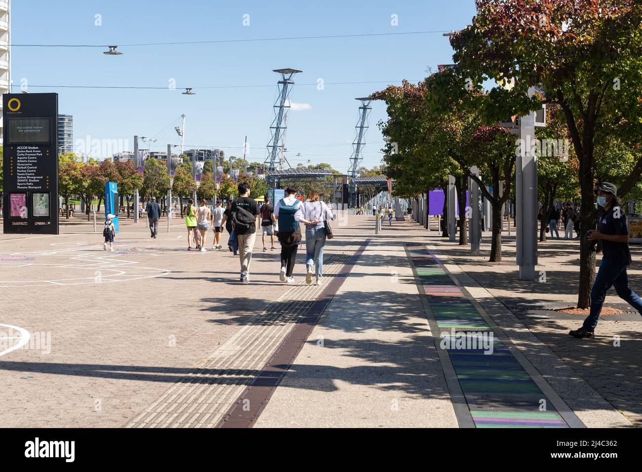 Images      Images     Photos     Illustrations     Vectors     Video  Olympic Park Train Station, Sydney, Australia Stock Photo