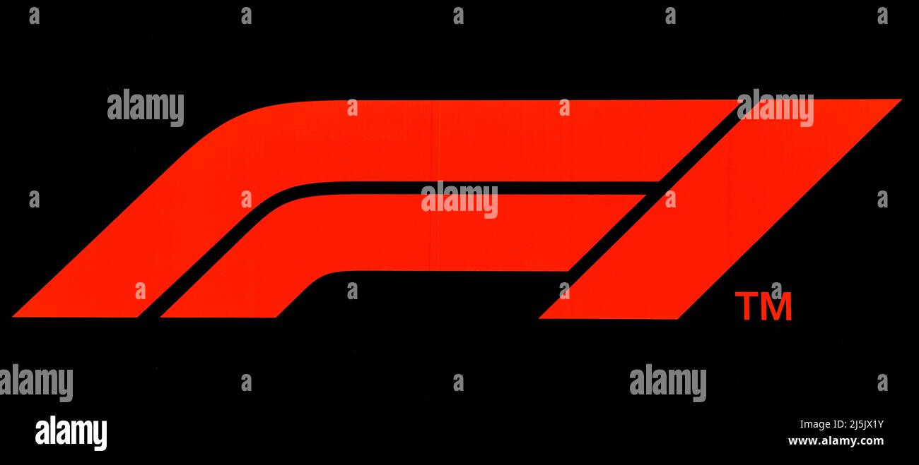 F1 logo during race day of the Emilia Romagna Grand Prix at the Autodromo Internazionale Enzo e Dino Ferrari circuit in Italy, better known as Imola. Picture date: Sunday April 24, 2022. Stock Photo