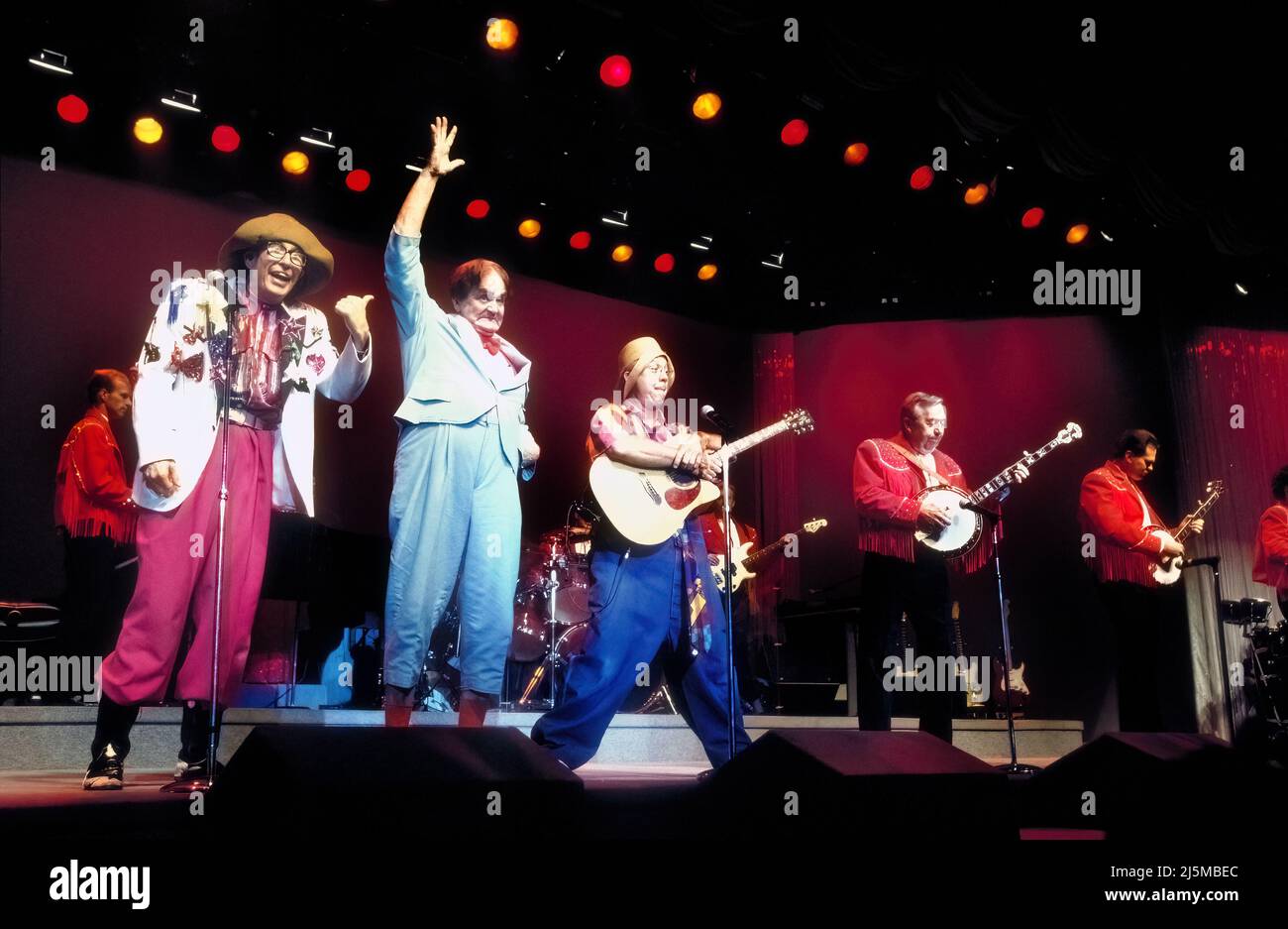 Branson, Missouri USA July 20, 1994: Presley family members and other performers at the Presley Family Theatre in Branson, Missouri on July 20, 1994. Stock Photo