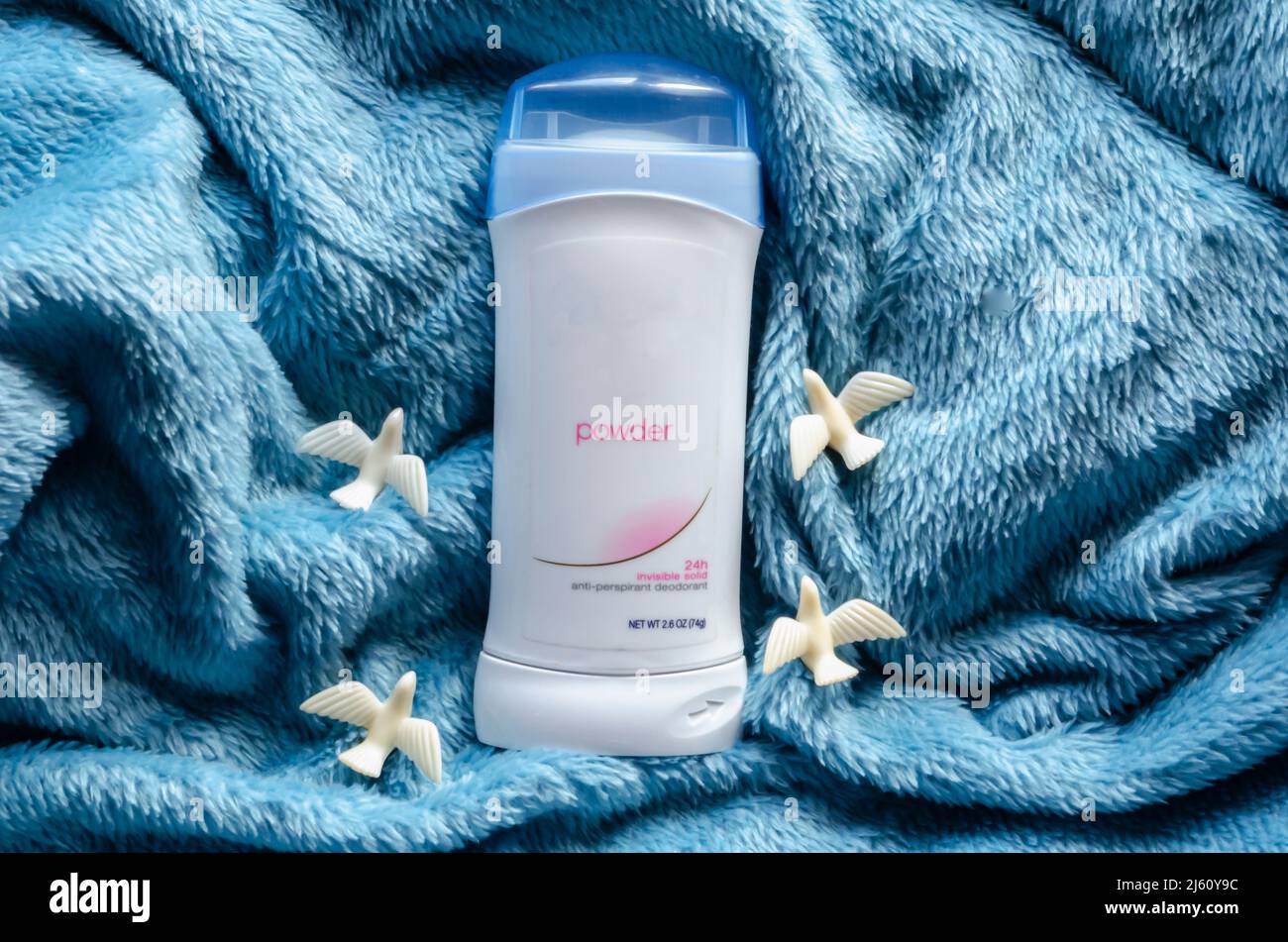 Antiperspirant On Shawl Stock Photo