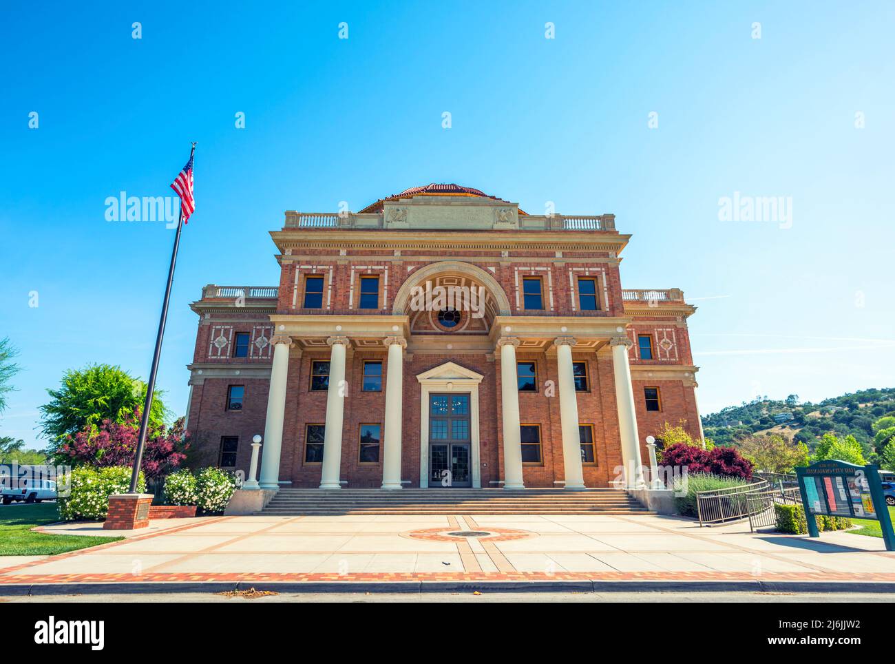 Atascadero Administration Building. Atascadero, California Stock Photo