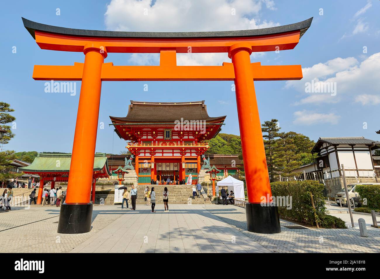 Japan. Kyoto. Fushimi Inari Taisha Shrine Stock Photo