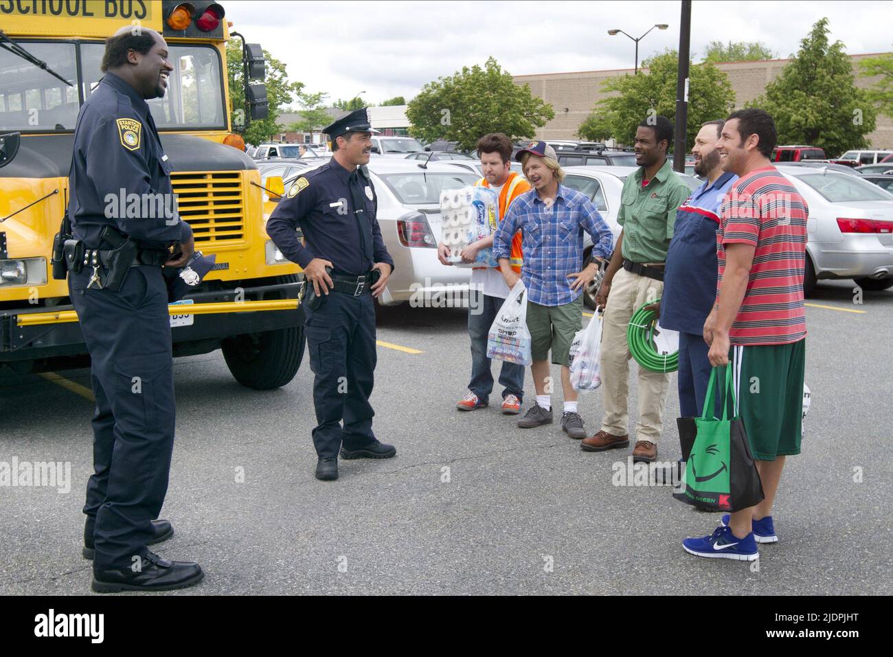 O'NEAL,DANTE,SWARDSON,SPADE,ROCK,JAMES,SANDLER, GROWN UPS 2, 2013, Stock Photo