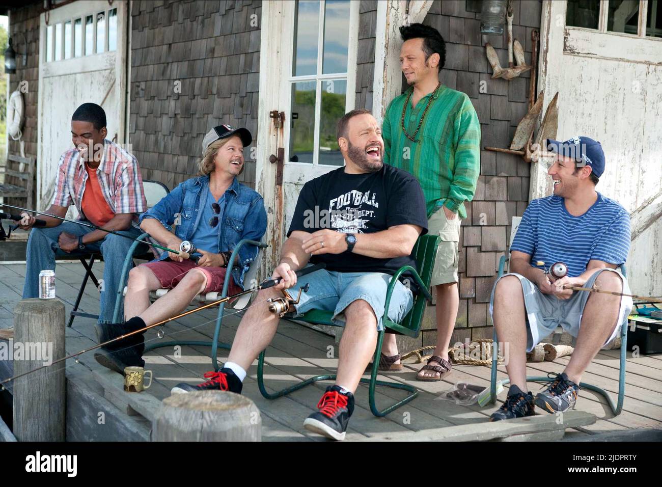 ROCK,SPADE,JAMES,SCHNEIDER,SANDLER, GROWN UPS, 2010, Stock Photo