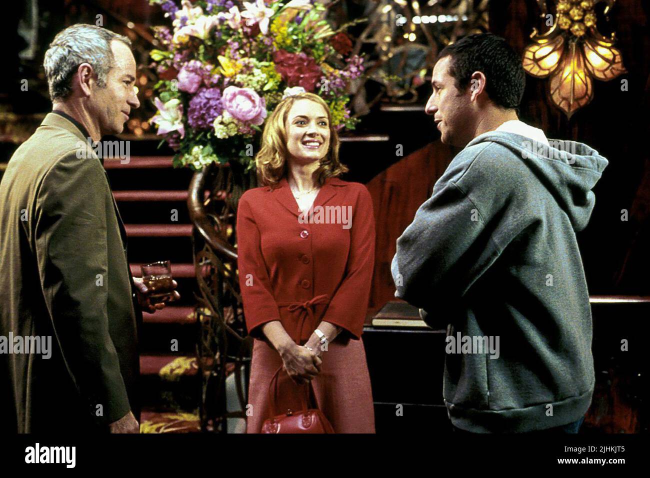 JOHN MCENROE, WINONA RYDER, ADAM SANDLER, MR. DEEDS, 2002 Stock Photo