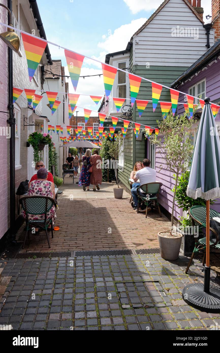 Views of Bright's Path Maldon Stock Photo