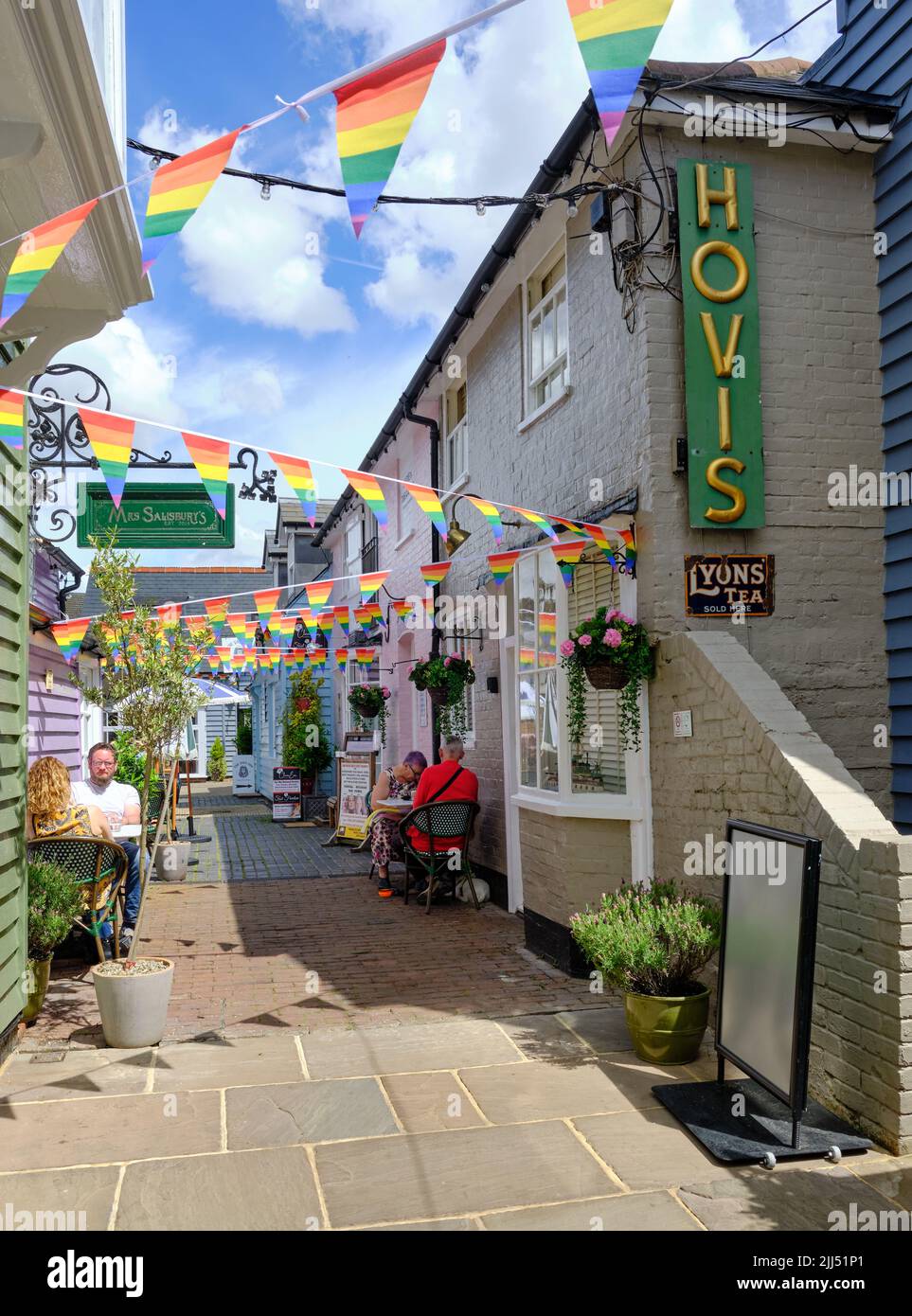 Views of Bright's Path Maldon Stock Photo