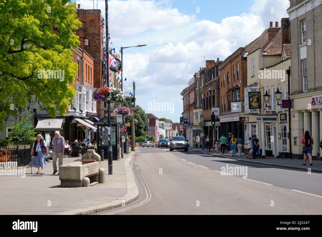 Maldon Essex street views Stock Photo