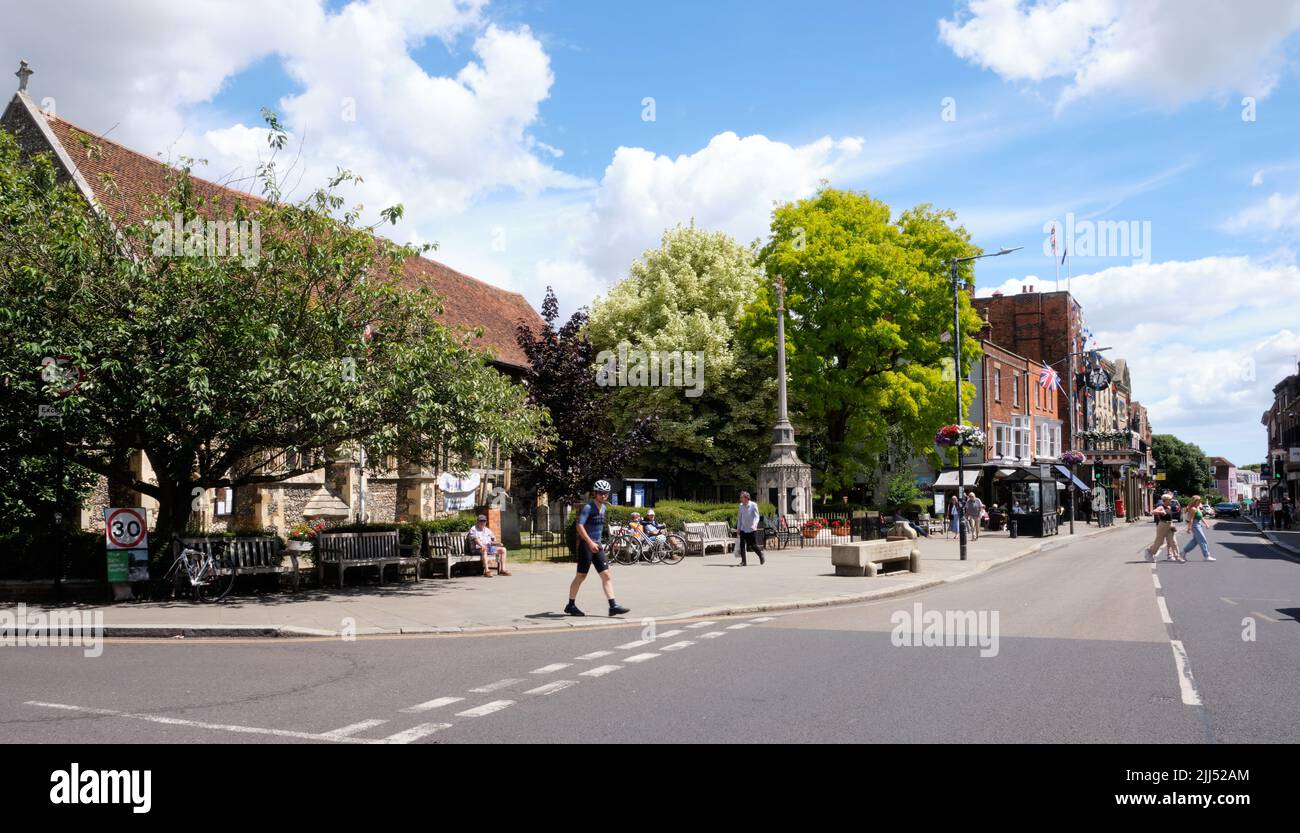 Maldon Essex street views Stock Photo