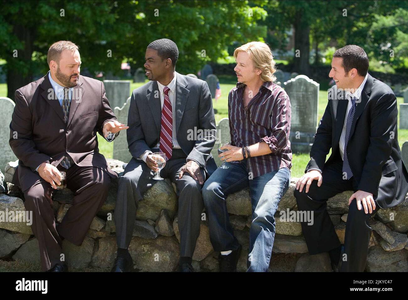 JAMES,ROCK,SPADE,SANDLER, GROWN UPS, 2010 Stock Photo