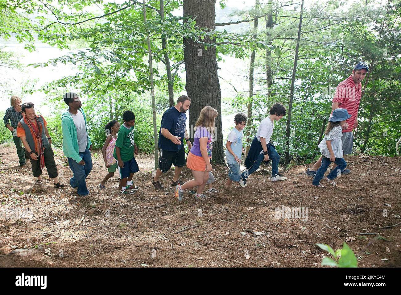 SPADE,SCHNEIDER,ROCK,JAMES,SANDLER, GROWN UPS, 2010 Stock Photo