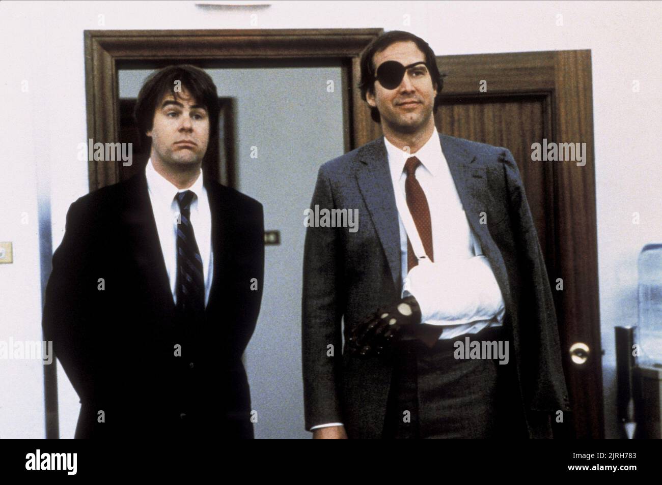 DAN AYKROYD, CHEVY CHASE, SPIES LIKE US, 1985 Stock Photo