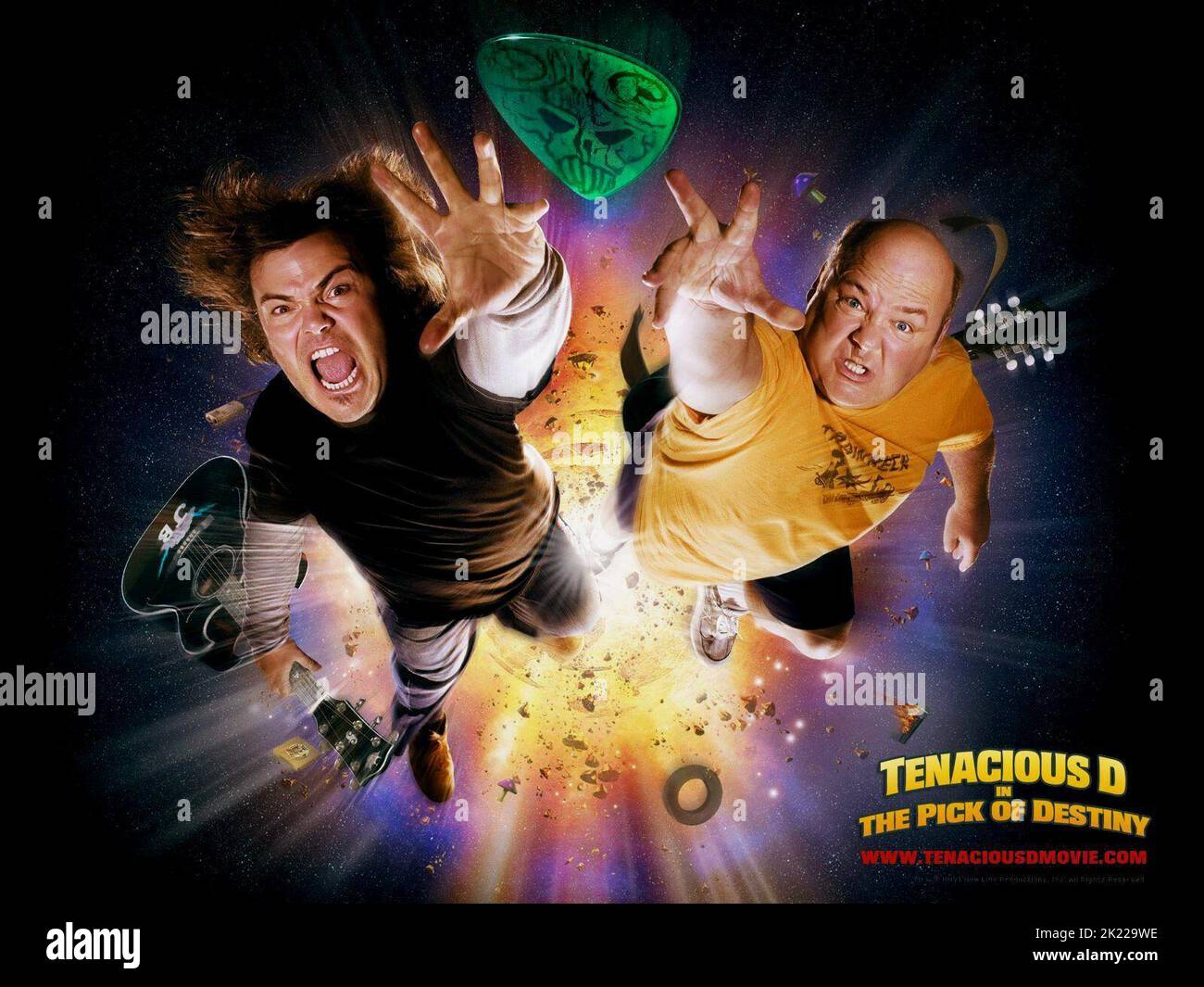 BLACK,POSTER, TENACIOUS D IN THE PICK OF DESTINY, 2006 Stock Photo