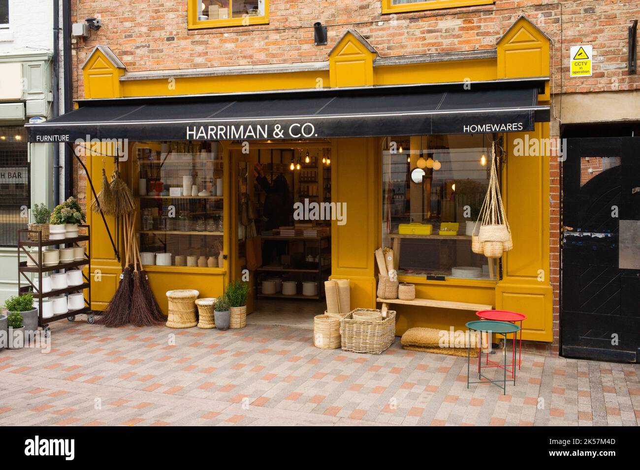 Homewares shop Harriman & Co in the centre of the old lanes part of Leicester Stock Photo