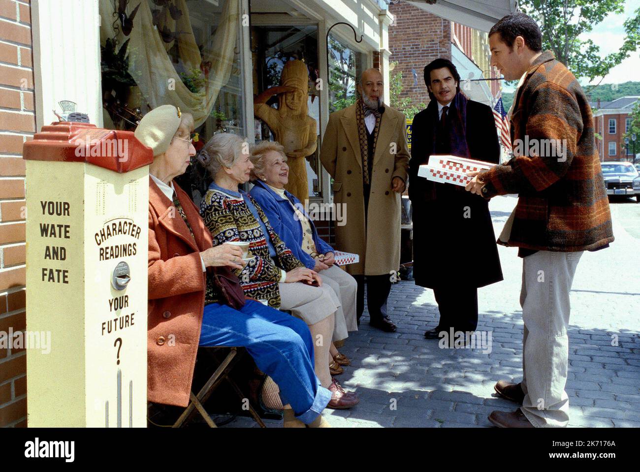 AVARI, GALLAGHER, ADAM SANDLER, MR. DEEDS, 2002 Stock Photo