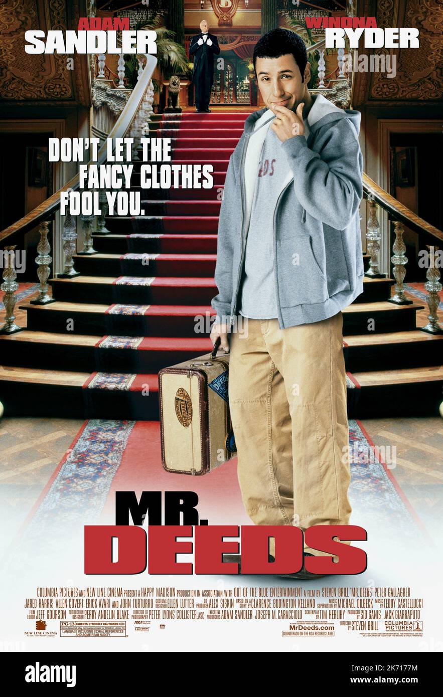 ADAM SANDLER, MR. DEEDS, 2002 Stock Photo