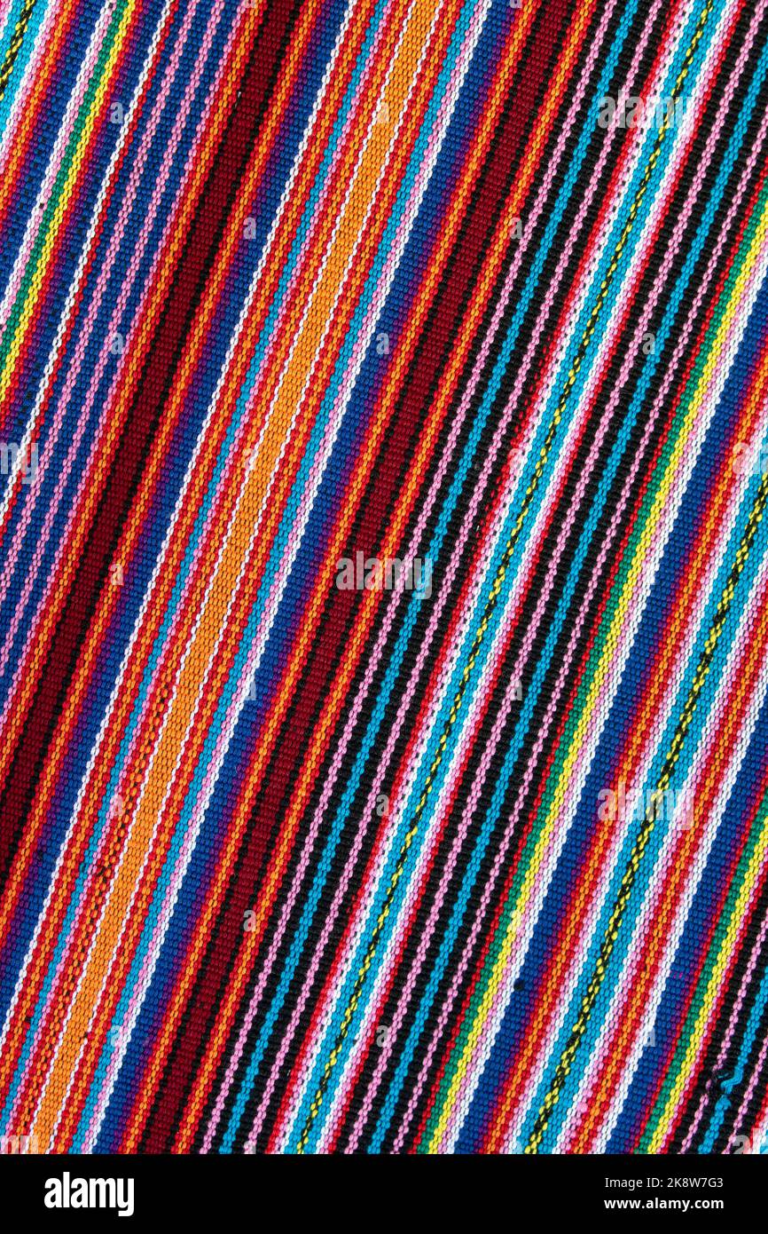 Southeast Asia, East Timor aka Timor Leste, capital city of Dili. Fabric Market aka Tais Market. Traditional Timorese textiles. Stock Photo