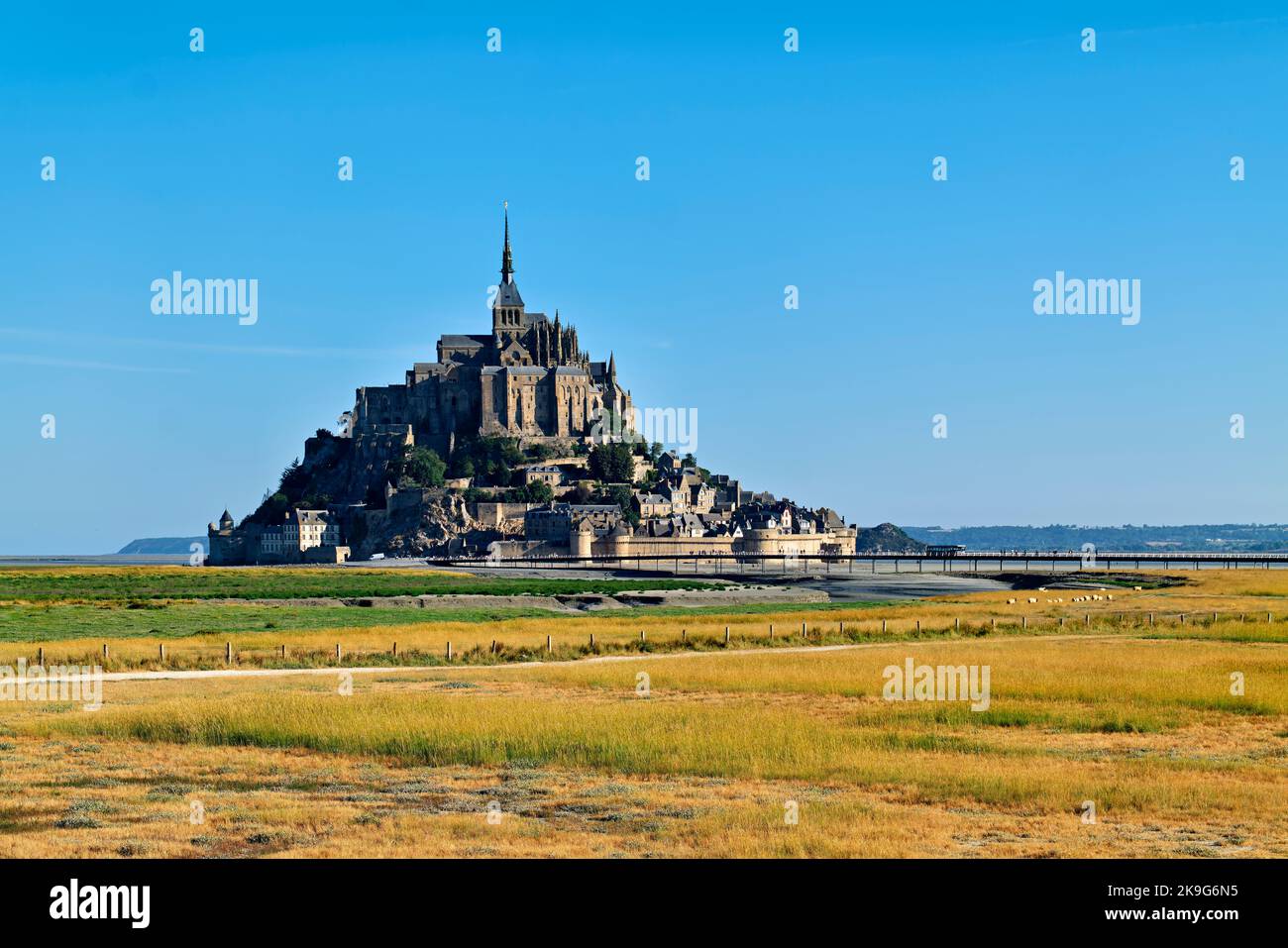 Mont Saint Michel Normandy France. Stock Photo