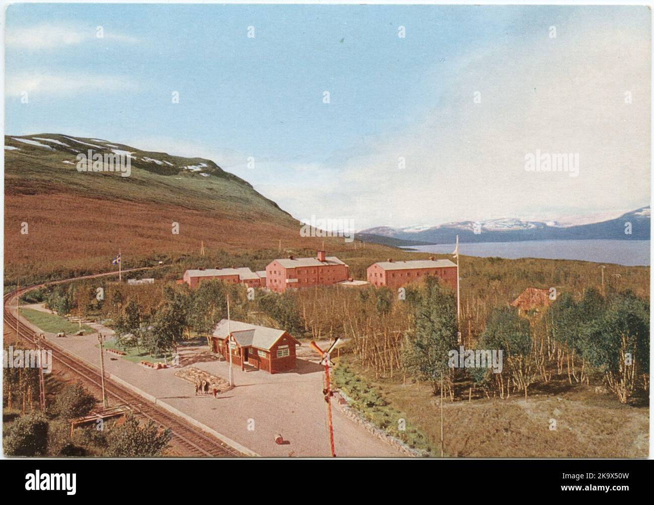 Abisko Tourist Station. Stock Photo